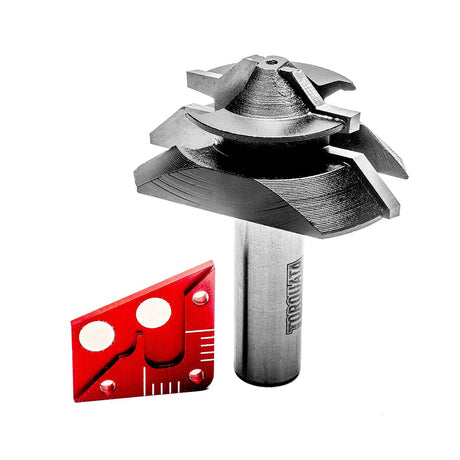 Torquata LM-200-H Lock Mitre Router Bit & Infinity Jig for Perfect Joints