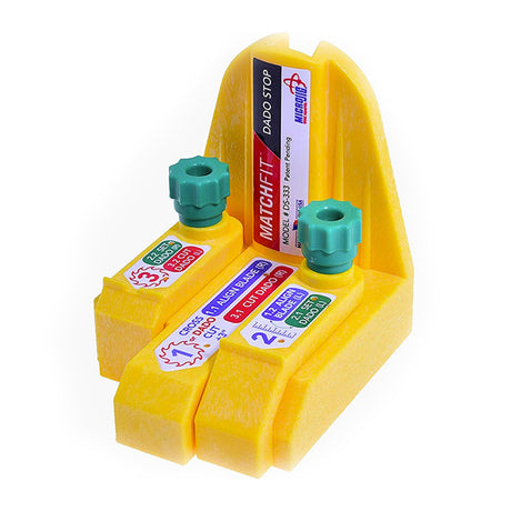 Micro Jig MatchFit Dado Stop for precise dado cuts on table saws