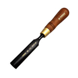 Narex Premium Firmer Gouge Chisel cutting a concave shape