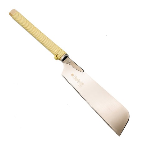 Razorsaw Crosscut Kataba Japanese Saw 13TPI 240mm Blade angled view showing flexible blade and tapered edge