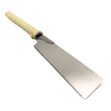 Razorsaw Crosscut Kataba Japanese Saw 16TPI 240mm Blade in use on wood board