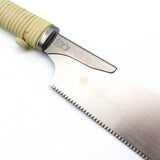 Razorsaw Crosscut Kataba Japanese Saw 16TPI 240mm Blade in action, showing precise crosscutting capabilities