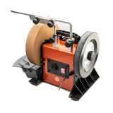 Sherwood Wet Stone Sharpening System 250mm grinder in use with high quality accessories