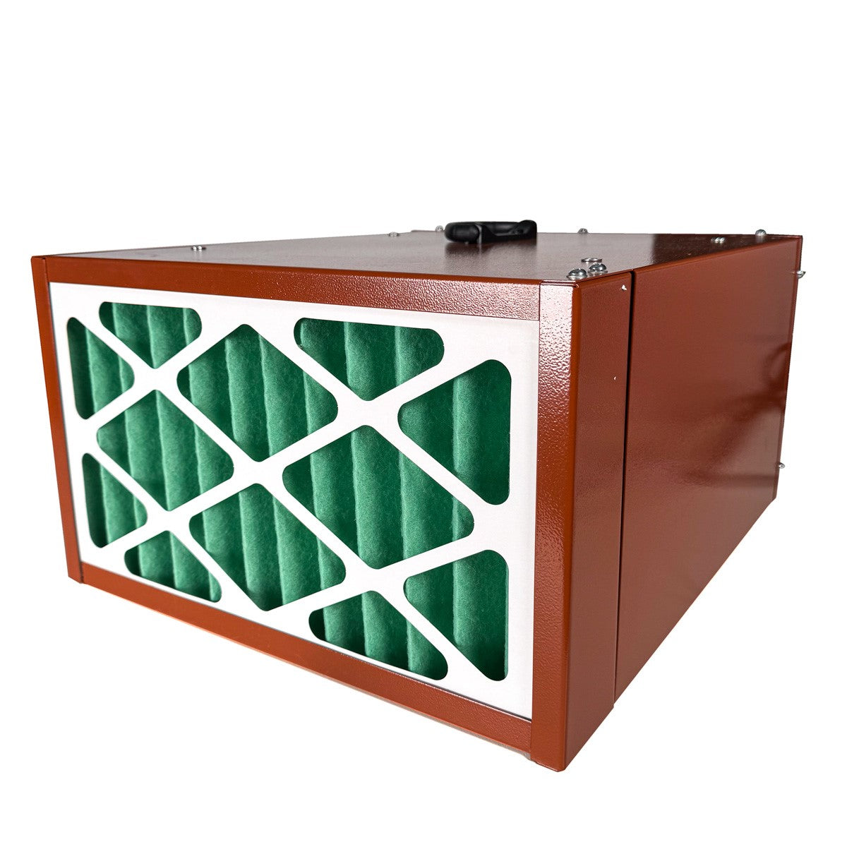 Sherwood 400CFM Room Cleaner Air Purifier Workshop Air Filtration - Side view with control panel