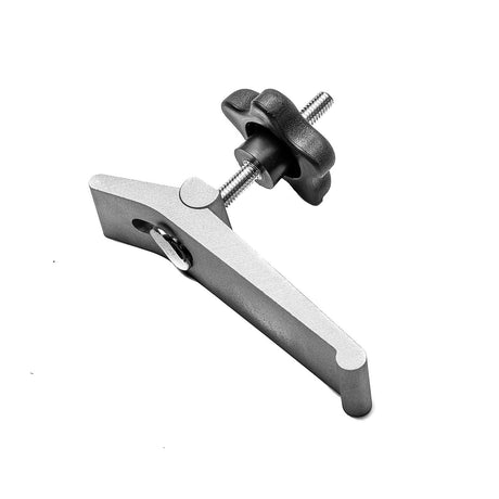 Torquata Heavy-Duty T-Track Hold-Down Clamp in action on woodworking project