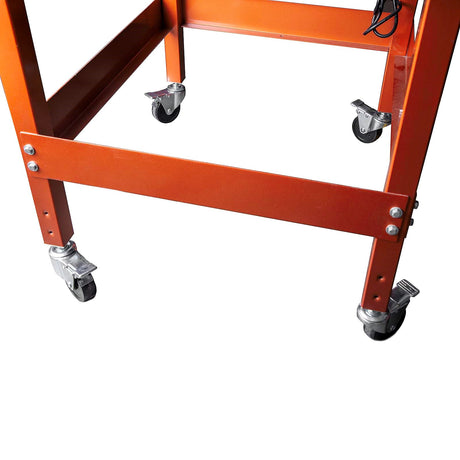 Sherwood Router Table Castor Wheels Set of 4 in action on a woodworking tool stand