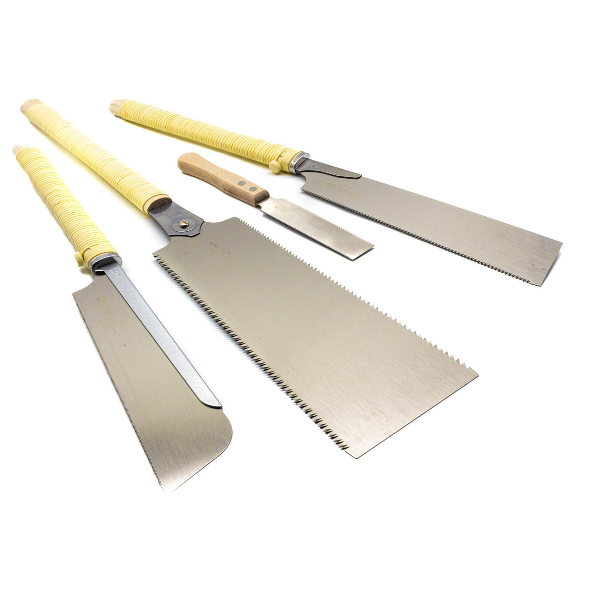 Razorsaw Japanese Saws Woodworkers Shop Set of Four Ryoba Dozuki Kataba Flush Cut Kit woodworking tools store Australia