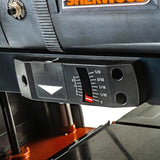 Sherwood 13in Deluxe Benchtop Thicknesser in action, showcasing sturdy construction and precise straight blade cutterhead