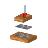 Freud Morticing Router Bits 1/4in Shank, delivering clean, precise mortices in various materials
