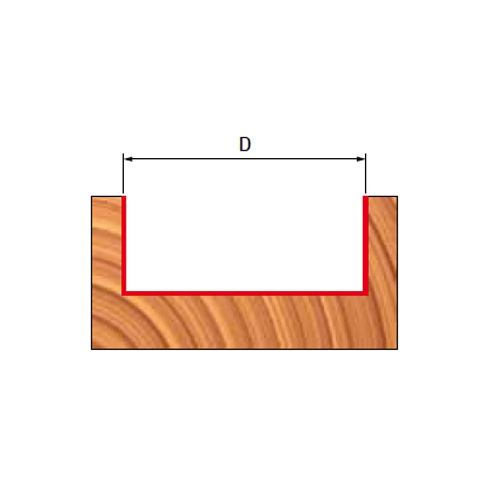 Freud Morticing Router Bits 1/4in Shank carbide tip creating clean, splinter-free mortices in various materials