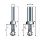 Freud Arbor for Slot Cutter Router Bit Blades, 1/4in Shank - Compatible with Three and Four Wing Slot Cutters