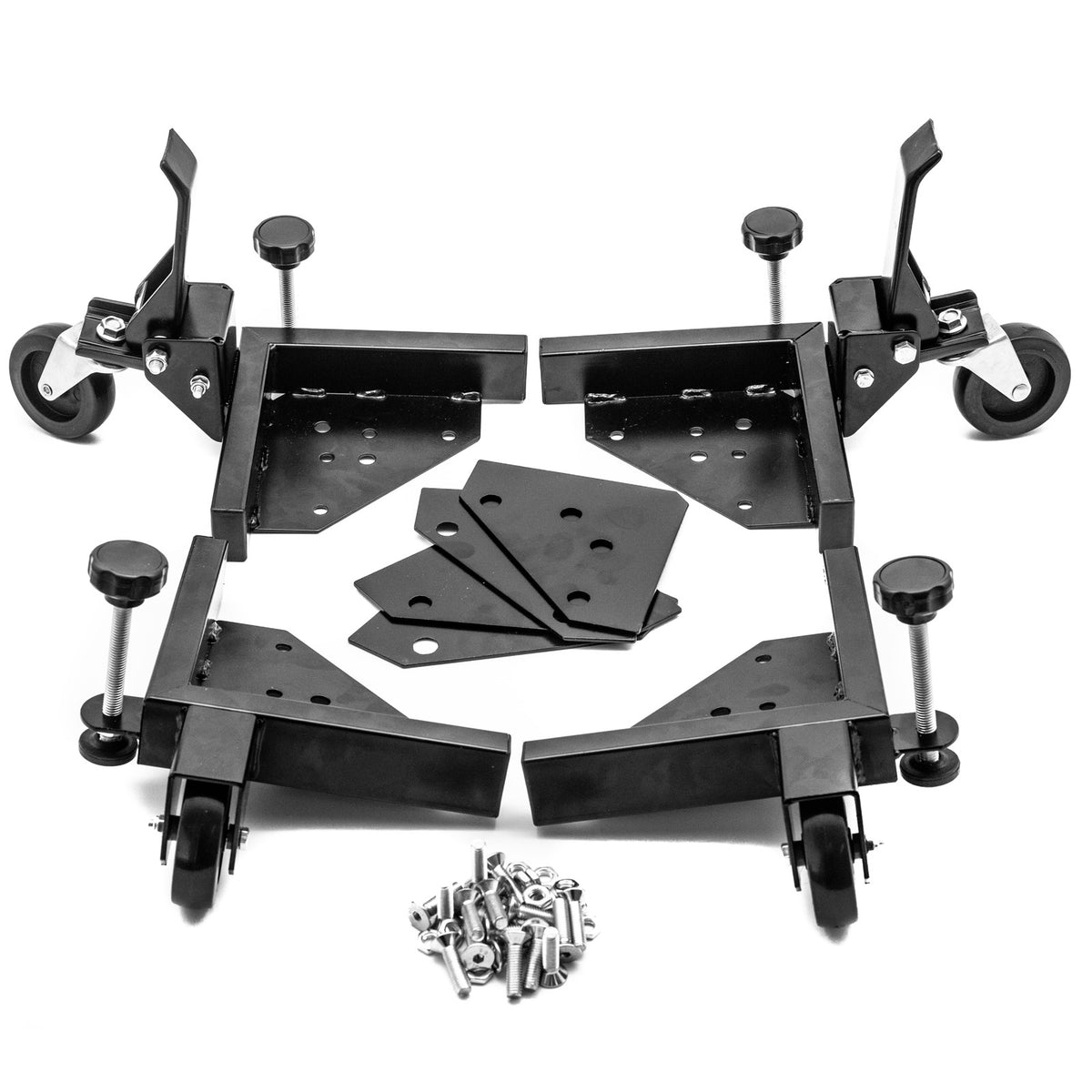 Sherwood 200kg mobile machine base wheel kit with four built-in casters for easy mobility