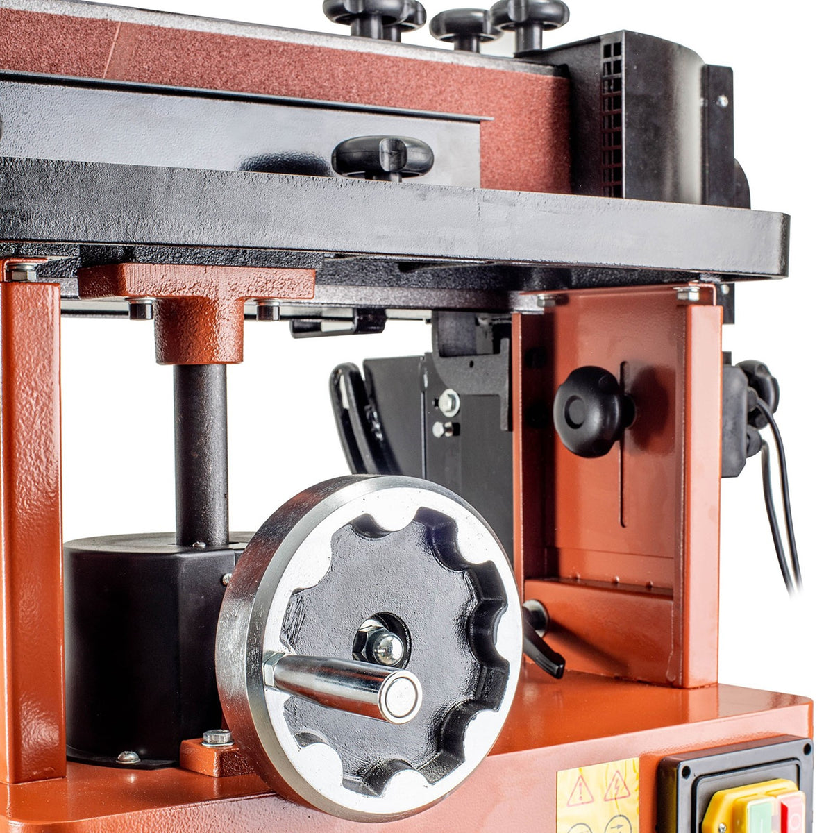 Sherwood 6in Oscillating Belt Sander on Cabinet Stand in Workshop