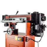 Sherwood Oscillating Belt Sander 6in 2200W Edge Sander on Cabinet Stand in workshop setting
