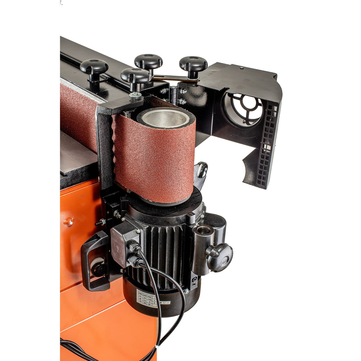 Sherwood Oscillating Belt Sander 6in 2200W - Cabinet Stand Detail