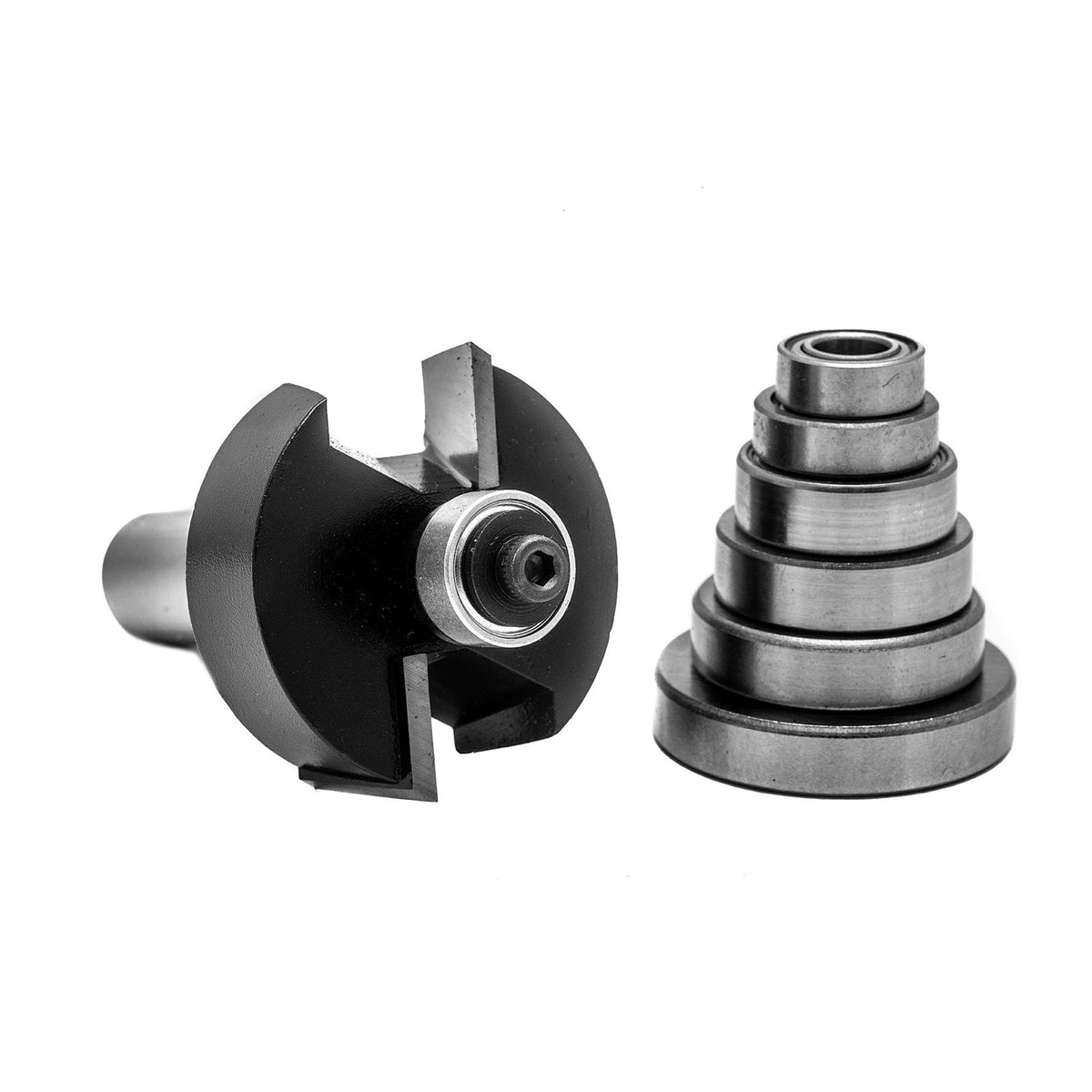 Torquata Rebate Router Bit Set with 1/2in Depth and 1/2in Shank, ideal for varying rebate sizes with precision