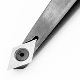 Crown Pro Detailer Carbide Tipped Woodturning Tool in use