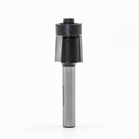 Torquata Flush Trim Router Bit 1/4in Shank in use on laminate surface