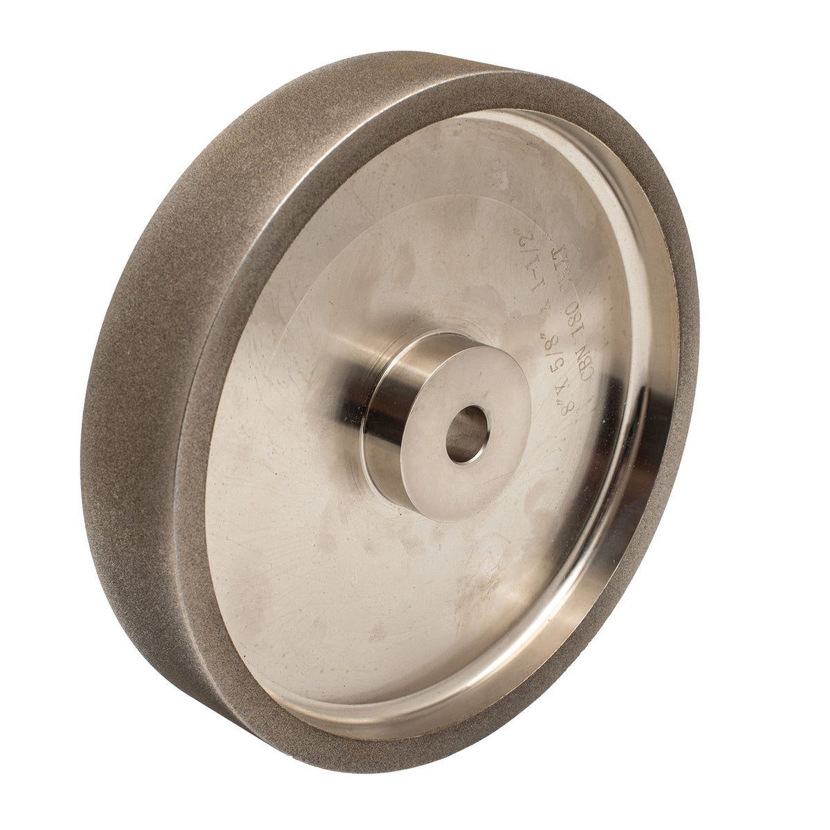 Sherwood CBN Grinder Wheel 200 x 40mm in action on a slow speed grinder