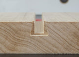 MicroJig MatchFit Dovetail Clamp Relief Router Bit - 1/4in Shank, angled view showing relief groove detail
