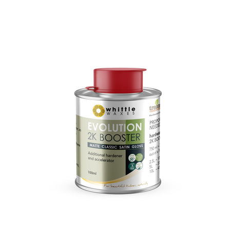Whittle Waxes 2K Booster for Evolution Hard Wax Oil Finish 100mL in Australian woodworking tools store