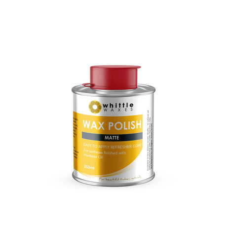 Clear finish toy-safe wax polish for wooden surfaces, 250mL - non-slip, water repellent formula for children's toys