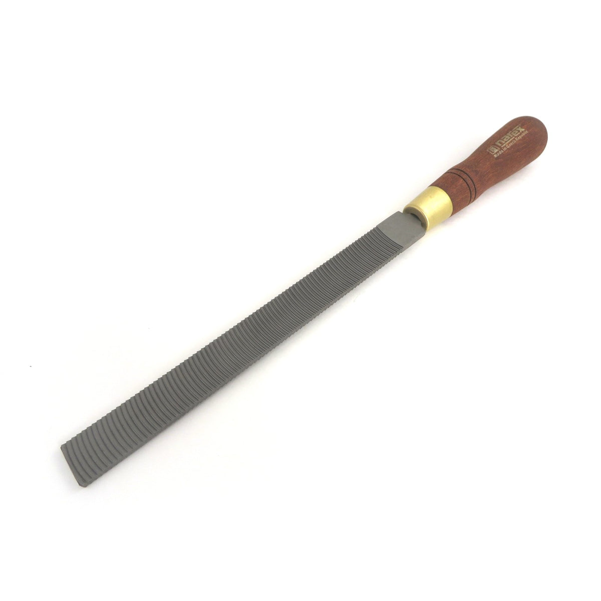 Narex Curved Milled-Tooth File for Woodworking - Sharply curved teeth for efficient shaping and finishing wood surfaces