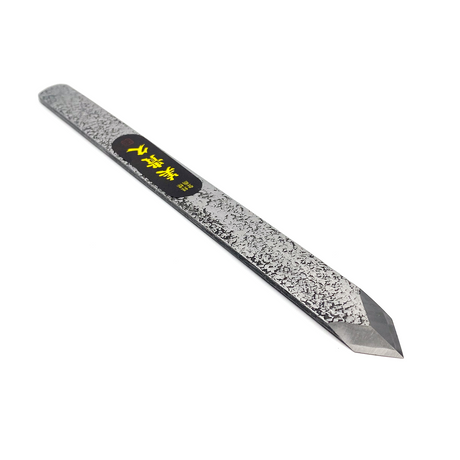 Japanese Ikeuchi Kensaki Shirabiki V Pointed Marking Knife for Joinery, 15mm - versatile sword tip design for left- or right-hand use
