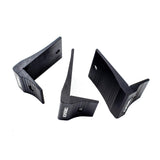 Torquata Set of 5 Layout Saddles for Dovetails and Box Joints in black anodized aluminium