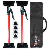 FastCap Little Hand XL Cabinet Support Poles Twin Pack in use for installing kitchen cabinets