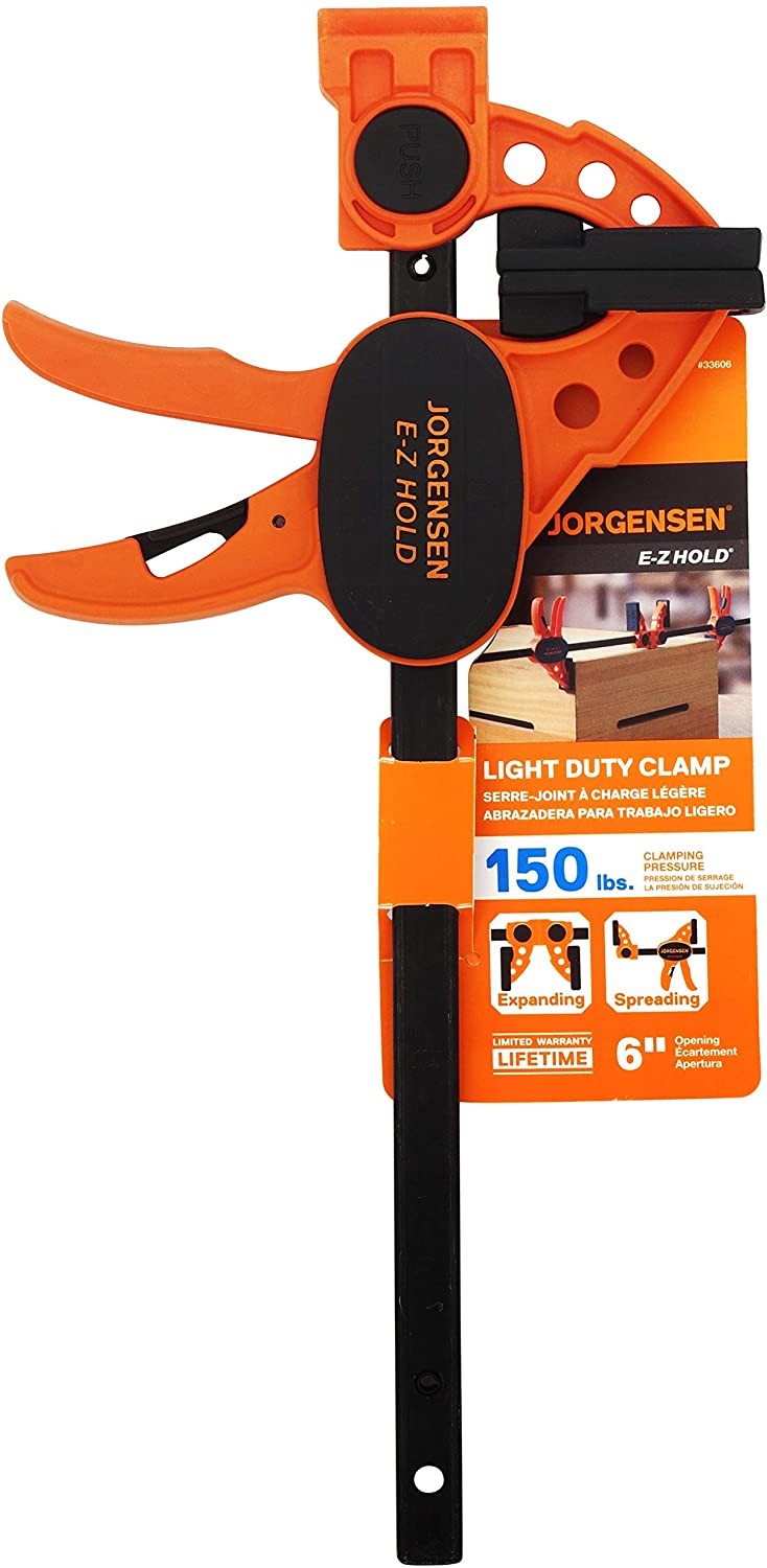 Pony Jorgensen E-Z HOLD Trigger Clamp showing contoured comfort grip and quick-release lever