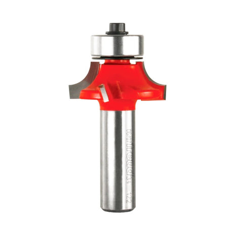 Freud Quadra-Cut Round Over Router Bit in 1/2in Shank creating decorative beads and softening furniture edges
