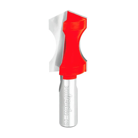 Freud Radius Convex Edge Router Bit 15.5mm: Softly rounded edge profile for bullnose edges and drawer pulls