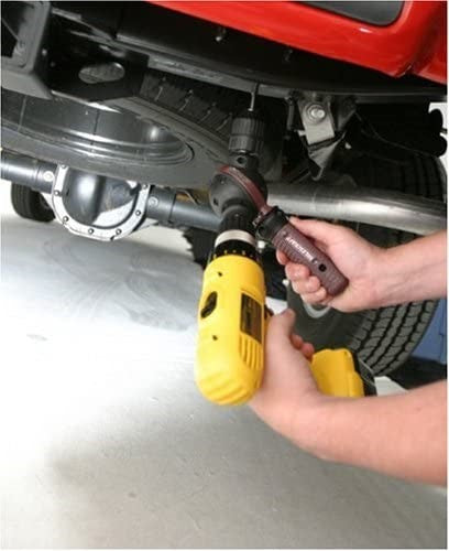 Milescraft Orbiter Angle Drill Driver 360 Degree Attachment in action, providing versatility in drilling at various angles