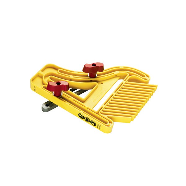 Milescraft Featherboard with 5/8in & 3/4in Mitre Bars and T-slot Bolts for woodworking safety on table saws and routers