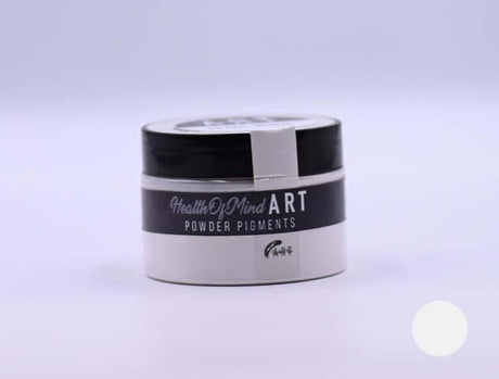 Health of Mind Art Pearl White 50g Pearlescent Mica Powder for Epoxy Resin in Australian woodworking tools store