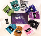 Assorted metallic glitter powders for epoxy resin crafting - pack of 10 x 10g bags