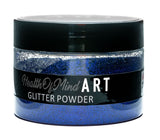 Health of Mind Art Velvet Purple 50g Metallic Glitter Powder for Epoxy Resin in packaging