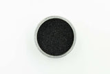 Black metallic glitter powder for epoxy resin, offering a dazzling effect with a secondary rainbow finish. Perfect for resin art projects