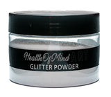 50g Health of Mind Art White Flicker metallic glitter powder for epoxy resin in shiny packaging