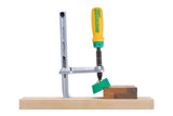MicroJig X-Pad Clamp Cap on Dovetail Clamp in Half-Lap Position