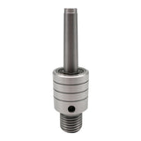 Torquata Threaded Live Centre MT2 for Wood Lathes in use on a lathe