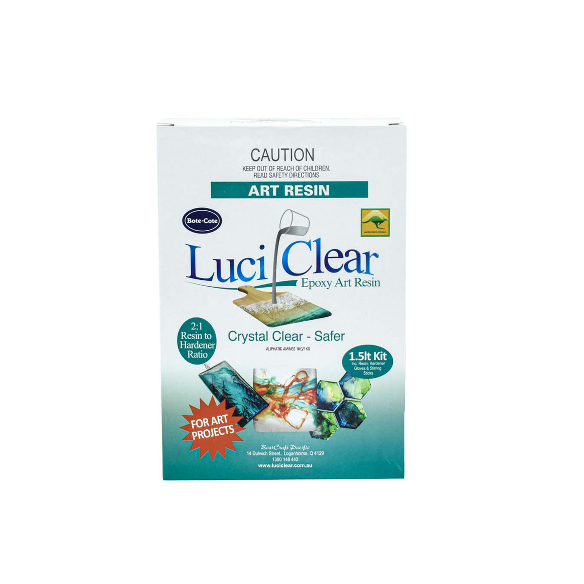 LuciClear Art Resin for Deep Pours - Enhance art with specially formulated Epoxy Resin in Australia