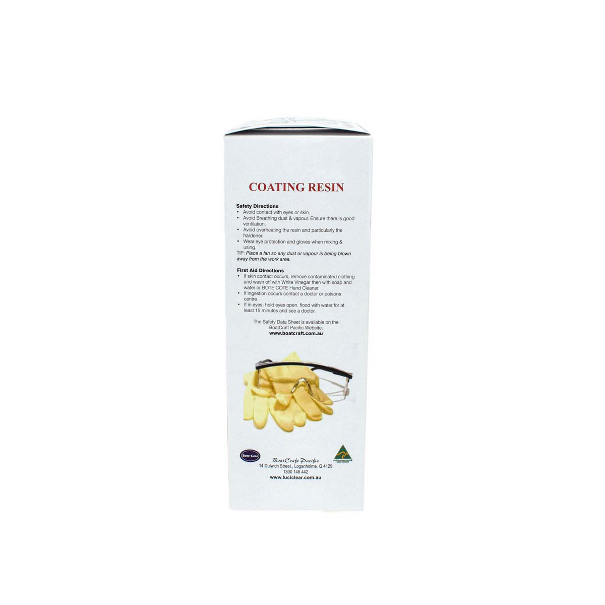 LuciClear Clear Coating Resin showcasing smooth application on wood surface