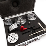 Torquata 75mm Mini Scroll Chuck Set with Five Sets of Jaws - Ideal woodturning solution with versatile chuck and accessories