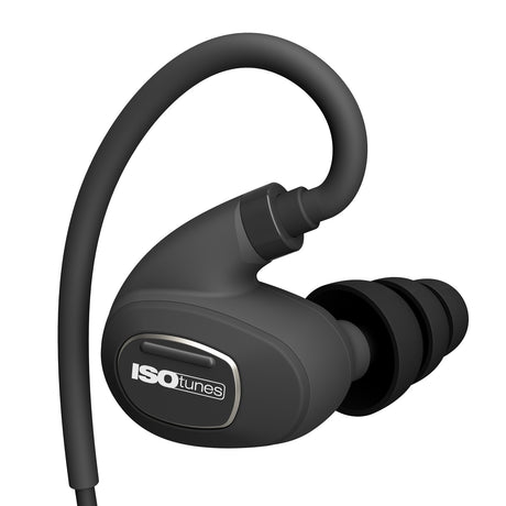ISOtunes PRO 2.0 Bluetooth Noise-Isolating Earbuds in Matte Black for woodworking