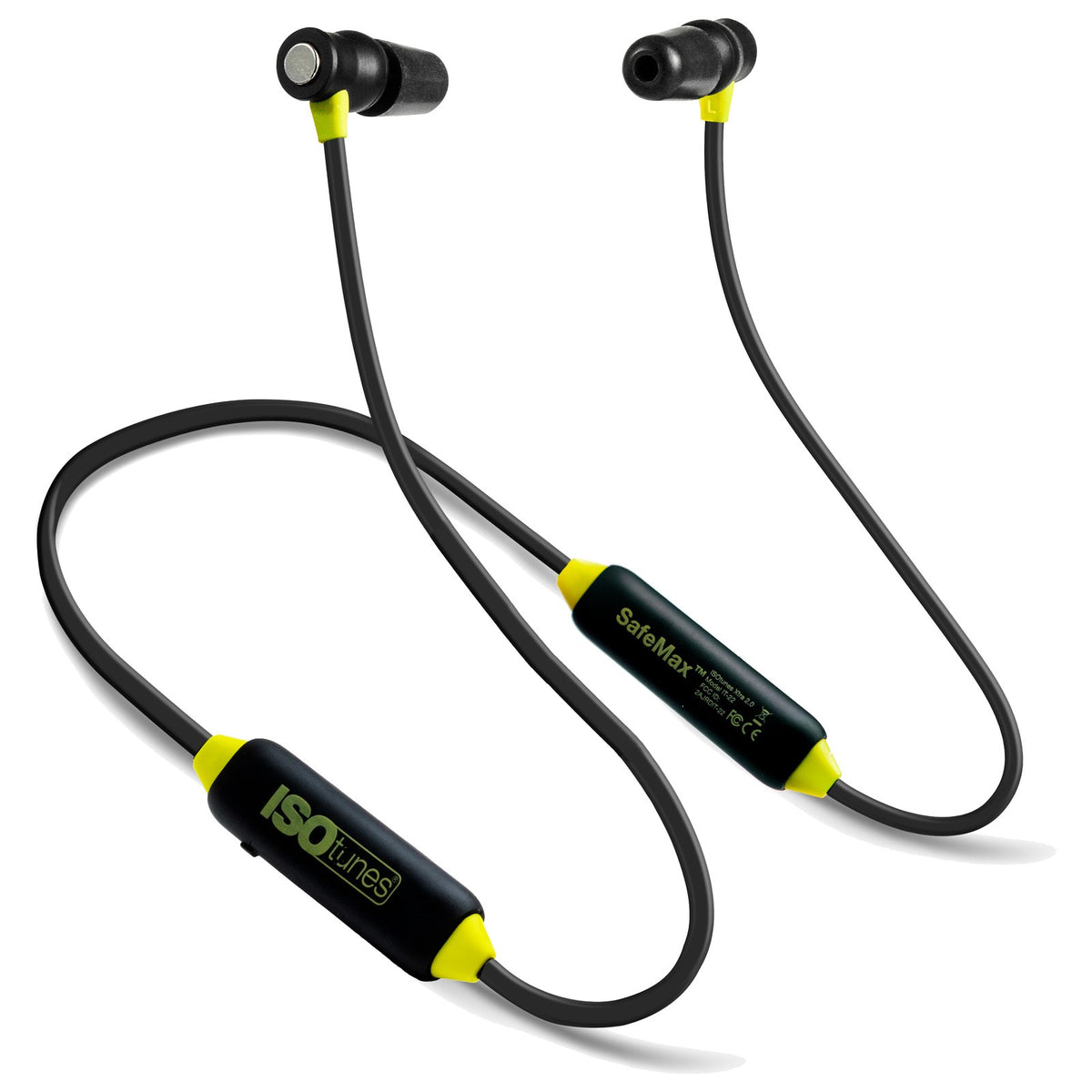 ISOtunes XTRA 2.0 Bluetooth Earbuds in Yellow/Black for Woodworkers