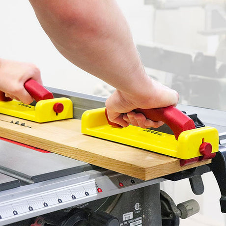 Milescraft GrabberPlus Push Block with Locking Heels for Safe Woodworking