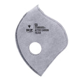 RZMask F1 Active Carbon Filters for M2 and M2.5 Dust Mask Pack of 3 - Close-up view of replacement filter for RZMask woodworking face mask