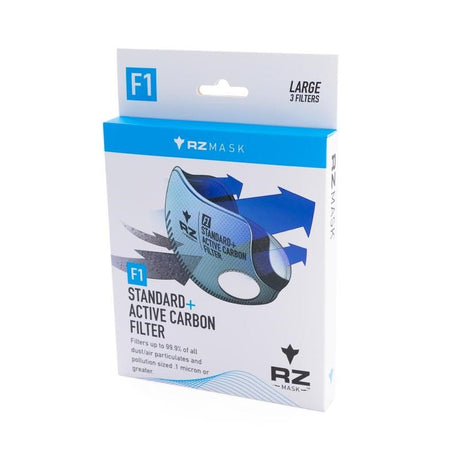 RZMask F1 Active Carbon Filters pack of 3 for M2 and M2.5 Dust Face Mask - Detail view